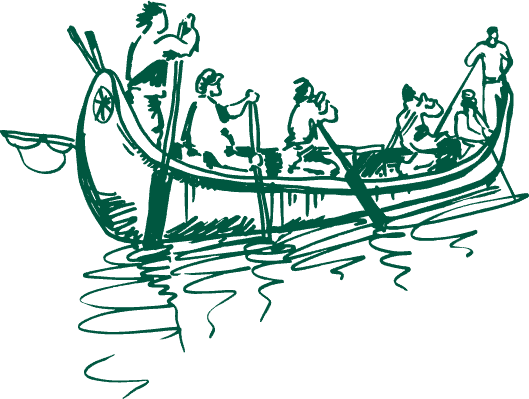 Voyageur Wilderness Illustration Kayak Scene 72dpi Voyageur Wilderness Illustration Kayak Scene 72dpi